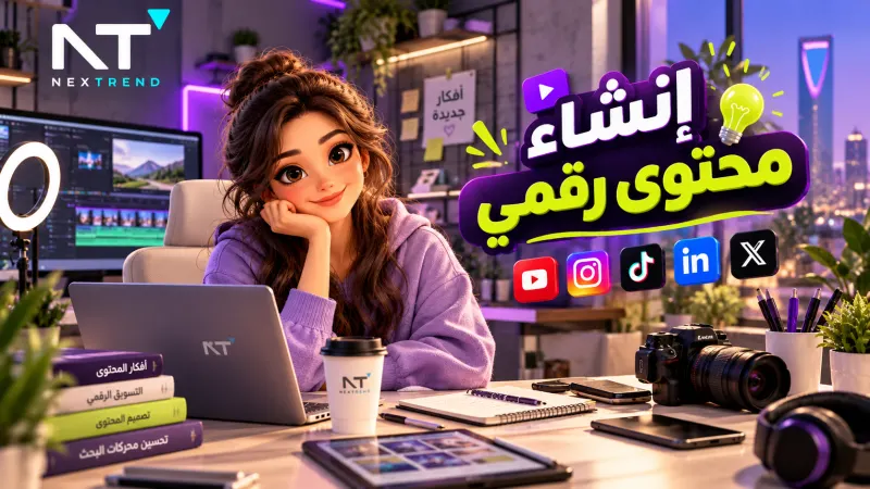 انشاء محتوى رقمي بالذكاء الاصطناعي