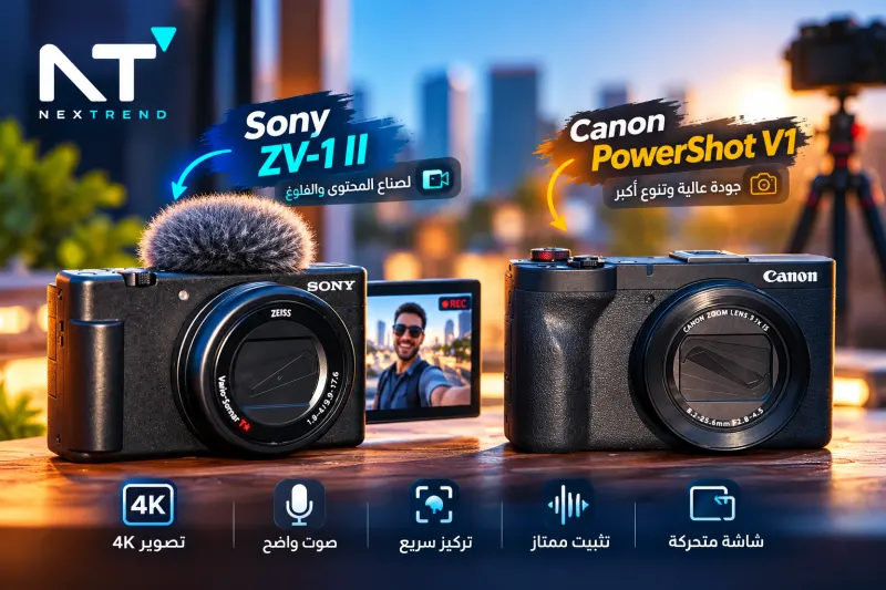 الكاميرات المدمجة Compact Vlogging Cameras