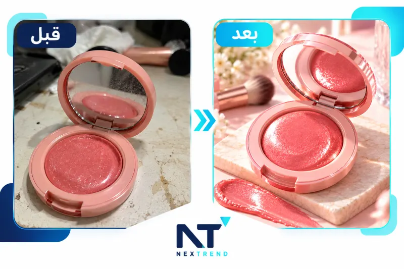 برومبت تصميم صورة إعلانية لمنتج