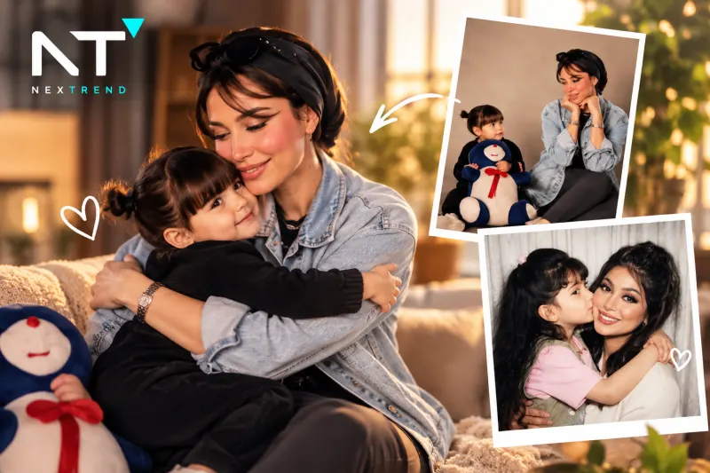 ترند الحضن بين النسخة الكبيرة والطفل