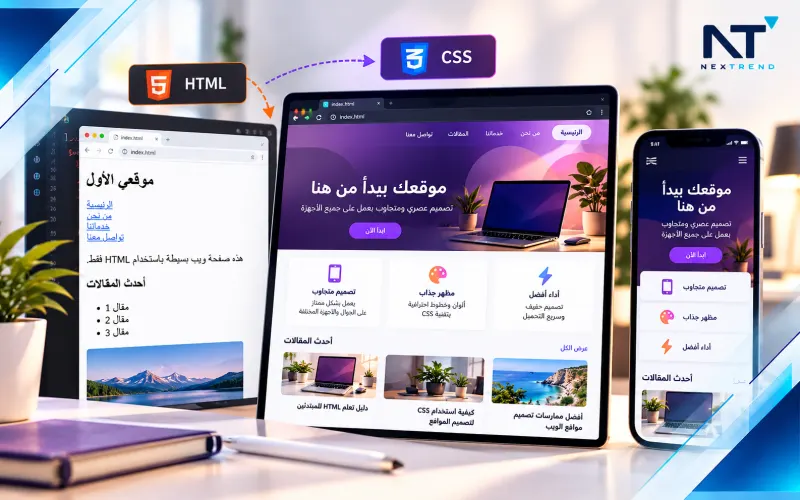 تصميم جذاب يعمل على الجوال باستخدام CSS