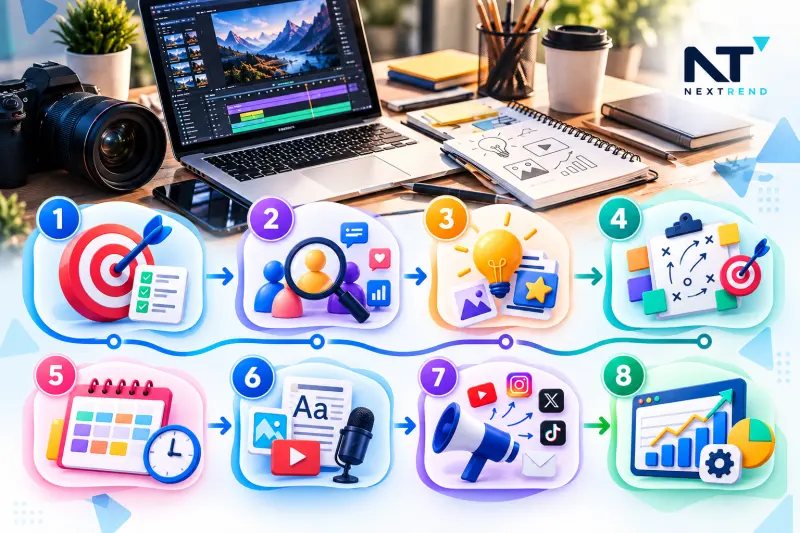 تخصص انتاج وتصميم رقمي صناعة المحتوى الرقمي