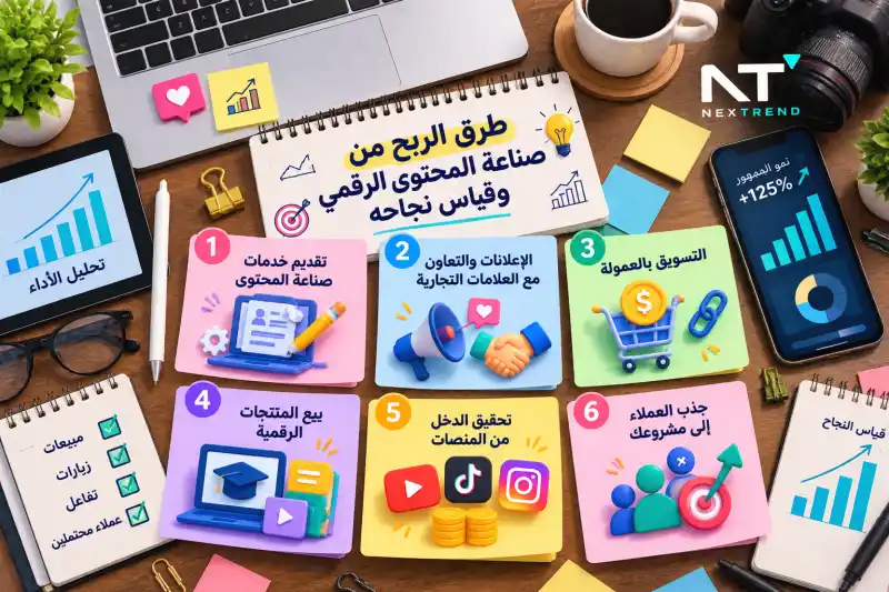 ازاي اعمل صفحتي منشئ محتوى رقمي