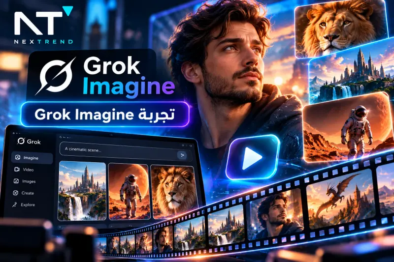 تجربة Grok Imagine
