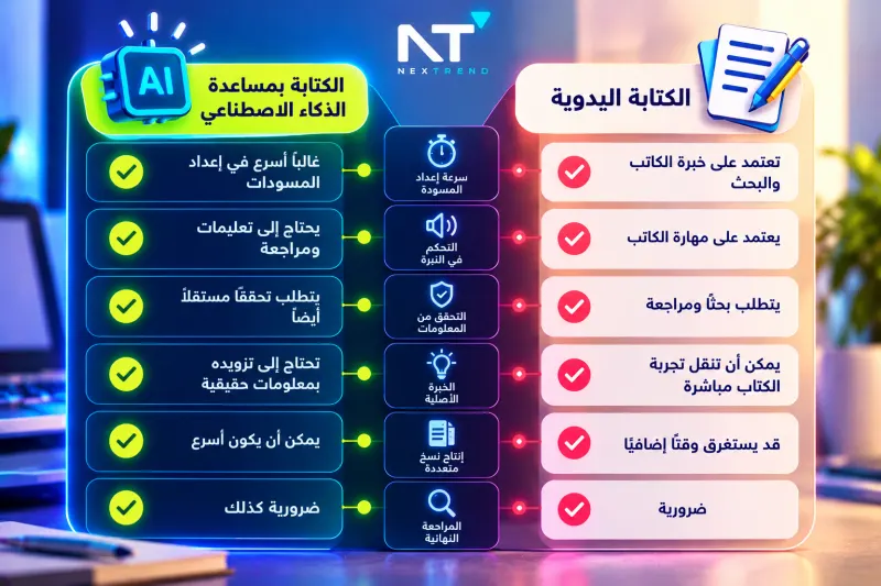 كتابة المحتوى كورس