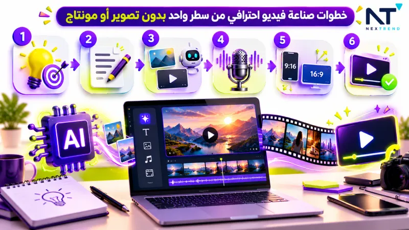 خطوات صناعة فيديو لليوتيوب