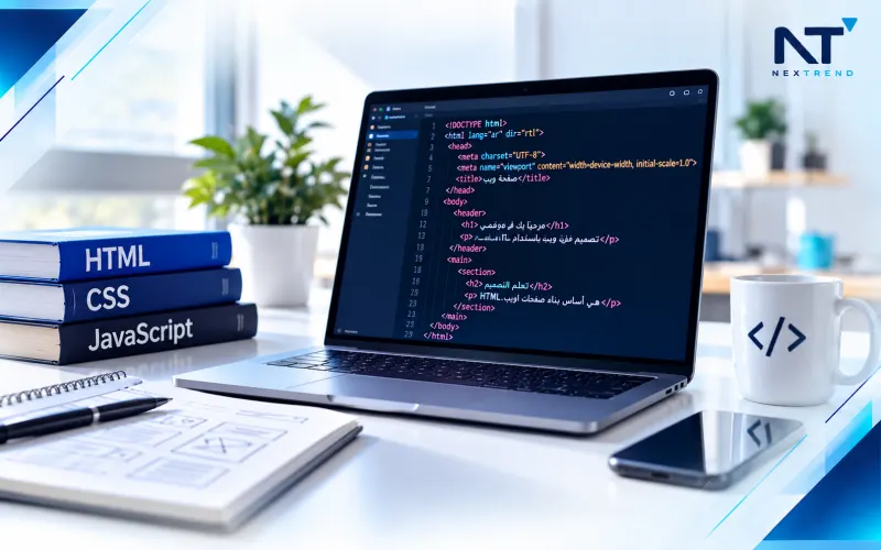 كيفية تصميم صفحة ويب بلغة HTML 