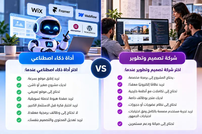 أداة ذكاء اصطناعي أم شركة تصميم