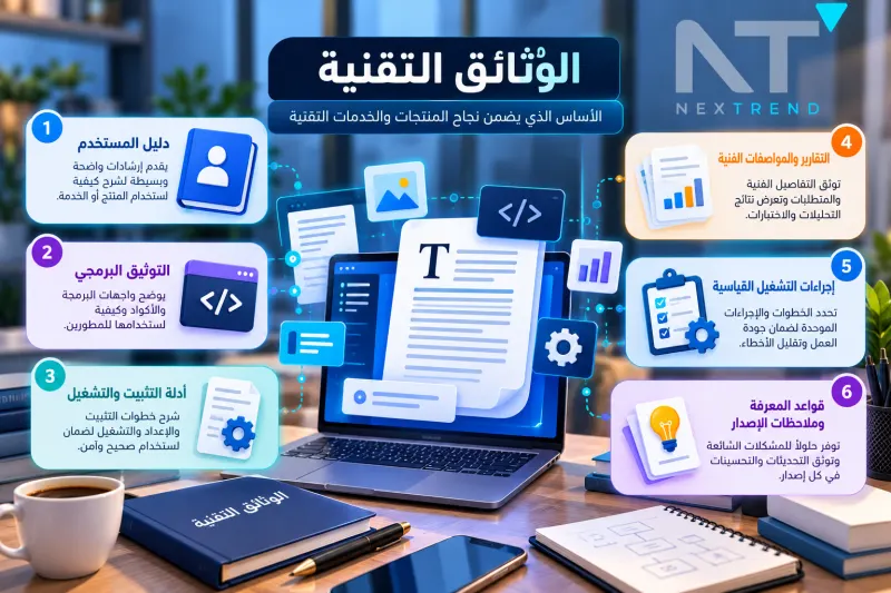 أنواع الوثائق التقنية